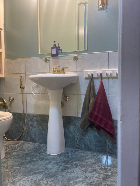 Untitled Clean bathroom and handwashing area