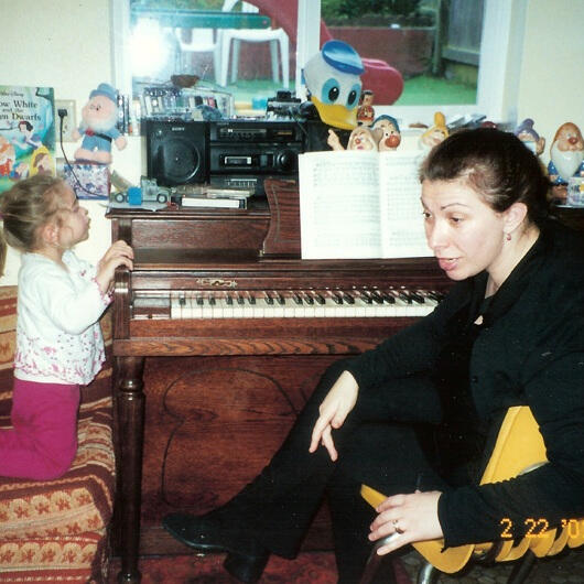 Untitled Music lesson with children at the preschool